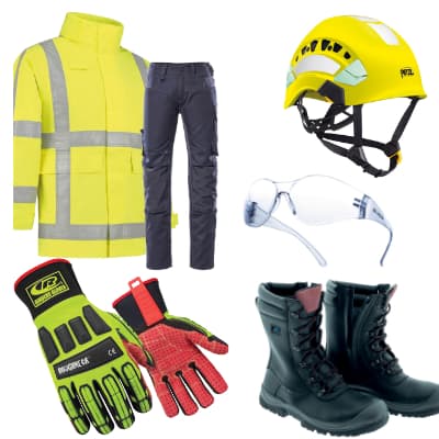 PPE kit for site safety