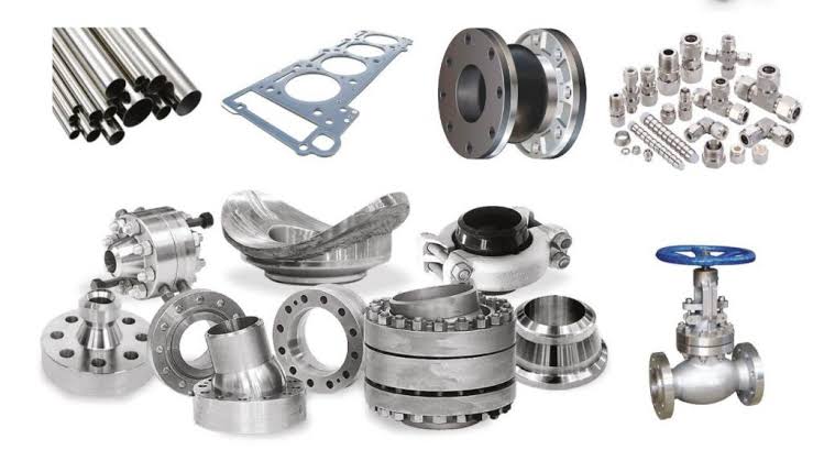 Valves, flanges and pipe fittings